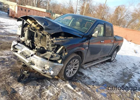 2013 Ram 1500 Laramie Longhorn from USA, damaged, VIN 1C6RR7PT8DS664554